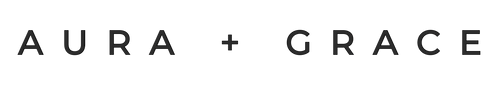 Aura + Grace home fragrance brand logo