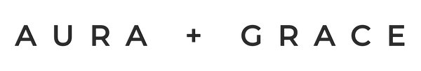 Aura + Grace home fragrance brand logo